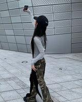 Line printing pants (2colors)