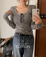 カイルストリッピードスリムTシャツ