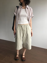 Terine seersucker check shirt (3color)