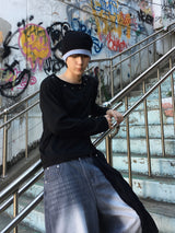 Loop Slub Eyelet Long Sleeve 2C