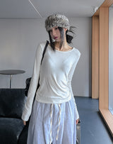 [U-BASIC] Riato Brushed Uneck Long Sleeve