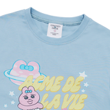 25SS WOMAN SURFING OPANCHU USAGI STANDARD SHORT SLEEVE T-SHIRT SKYBLUE