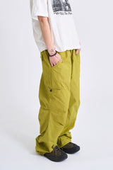 Stone nylon string cargo pants