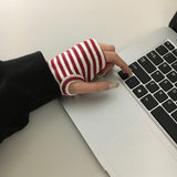 [BELLIDE MADE] クッキー、ストライプフィンガーホールTシャツ