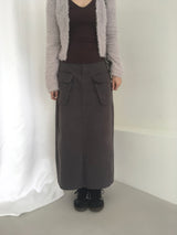 タップポケットロングスカート