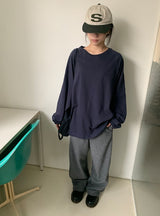 Senkyu Basic Raglan Over Long Sleeve Tee