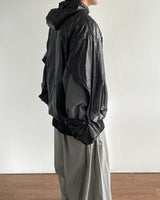Wave Zipper Hood Windbreaker