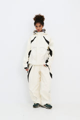 EXQUISITE 3L WIDE JOGGER PANTS CREAM