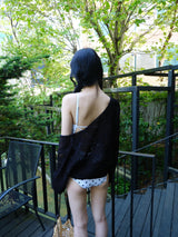 deep v neck knit