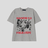 Heaven Graphic Lettering Short Sleeve T-shirt