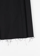 BUTTON MIDI PLEATS SKIRT