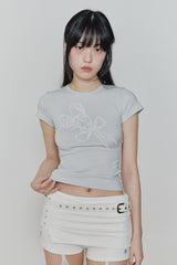 フラジャイルグラフィックTEE light mint