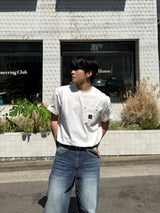 Burning patch walk short sleeve tee