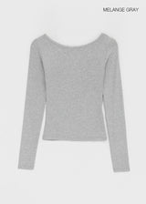 [MADE] Zencu Boat-Neck Long-Sleeve Tee