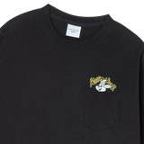 25SS カートゥーンチンチラロングスリーブTシャツ ブラック