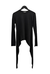 フロエンドレープレイヤードラップTシャツ