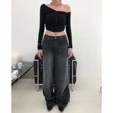 ワンオフショルダーTシャツ