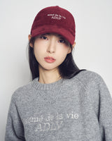 25FW コーデュロイベーシックロゴボールキャップ