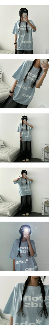 Dure レタリング半袖Tシャツ