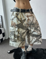 Woodland Cargo Balloon Bermuda Shorts 2color