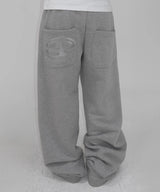 シンボルロゴスウェットパンツ グレー