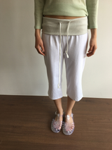 Over-banded Capri Pants (3color)