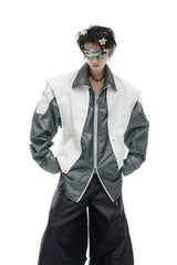 Deconstructed Mesh Utility Shirt