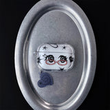 【MADE】 Megane Girl AirPods Case – Black (★Keyring & Sticker Set)