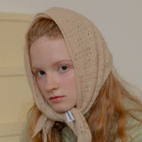 [CASHMERE 100%] カシミアショールマフラー (BEIGE)