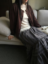 Helene Crewneck Cardigan (5Color)
