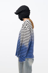 ペトリーグラデーションクロップ長袖Tシャツ