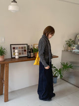 Malbec Raw Denim Wide Brushed Pants