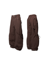 24AW クリサリスブレスシックスポケットドローストリングナイロンパンツ