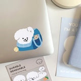 【1+1 SET】 Puppy Durable Removable Sticker