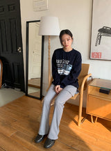 [unisex] リマンヌプリントオーバースウェットシャツ