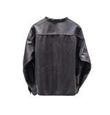 Karoo Python Leather Crop Jacket