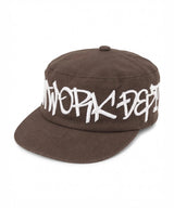 N.W.D Graffiti Pillbox Cap_Brown