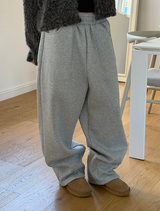 Hairy crop round knit cardigan(3color)