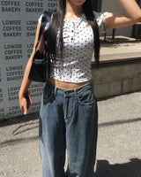 Dot shirring T