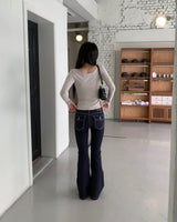 Angel boots cut pants