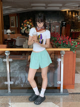 モダルUネックTシャツ (4C)