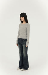 LOW WASHING BOOTS-CUT DENIM PT VINTAGE BLUE
