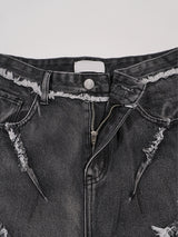 (UNISEX) トルネードデッキワイドデニムパンツ
