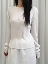 Nuit pleated top 
