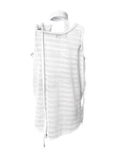  MASH FLOWING SLEEVELESS . WHITE