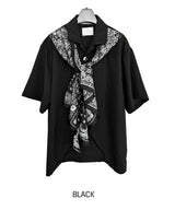 Bandana scarf half shirt