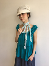 Fiore check muffler (2color) 