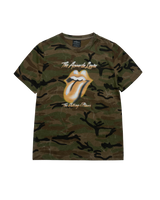 26FW ウーマンローリング ストーンズカモブルーショートスリーブ Tシャツ