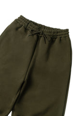 Solid sweat pants_khaki brown