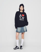 25FW LOVE ADLVスウェットシャツ ブラック